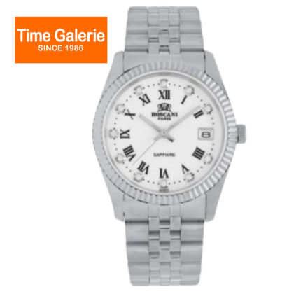ROSCANI ROSW489965 White Dial Stainless Steel Strap Analog Men Watch